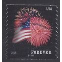 #4868 (49c Forever) Star Spangled Banner Coil P# S11111 Used