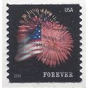 #4868 (49c Forever) Star Spangled Banner Coil Single Used