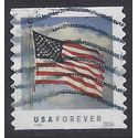 #5052 U.S. Flag  Coil Single (SSP) 2016 Used