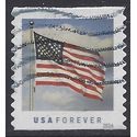 #5052 U.S. Flag  Coil Single (SSP) 2016 Used