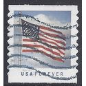 #5053 (49c Forever) U.S. Flag  Coil Single 2016 Used