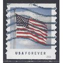 #5053 (49c Forever) U.S. Flag  Coil Single 2016 Used