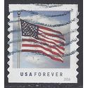 #5053 (49c Forever) U.S. Flag  Coil Single 2016 Used