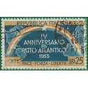 Italy # 637 1953 Used CDS