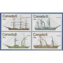 Canada # 670-673 1975 Mint NH Block of 4