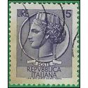 Italy # 998e 1968 Used