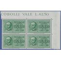 Italy #E14 1932 Mint NH Corner Block of 4