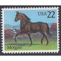 #2156 22c Horses - Morgan 1985 Mint NH