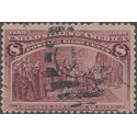 # 236 8c Columbian Expo-Columbus Restored to Favor 1893 Used Fancy Cancel