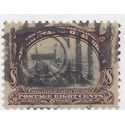 # 298 8c Pan-American Expo.Canal Locks at Sault Ste. Marie 1901 Used Fancy Cancel