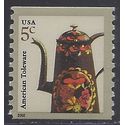 #3612 5c American Design Toleware Coffeepot Coil Single 2002 Mint NH