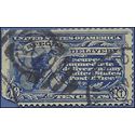 Scott E 8 10c US Special Delivery 1902 Used Fancy Cancel Fault