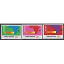 UN New York # 240-241 Geneva 34 1973 Mint NH Cpl Set/3
