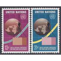UN New York # 274-275 1976 Mint NH