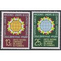 UN New York # 276-277 1976 Mint NH
