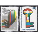 UN New York # 316-317 1980 Mint NH Set of 2