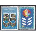 UN New York # 322-323 1980 Mint NH Set of 2