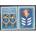 UN New York # 322-323 1980 Mint NH Set of 2
