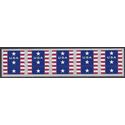 #4157 10c Patriotic Banner Presort PNC Strip/5 #V333 2007 Mint NH
