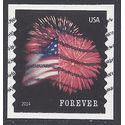 #4854 (49c Forever) Star Spangled Banner Coil Single 2014 Used