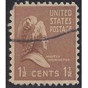 # 805 1.5c Presidential Issue - Martha Washington 1938 Used