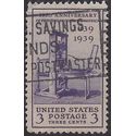 # 857 3c 300th Anniversary Printing Colonial America 1939 Used