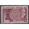 # 955 3c 150th Anniversary Mississippi Territory 1948 Mint NH