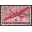 Scott C 25 6c US Air Mail Twin Motored Transport Plane  1941 Used