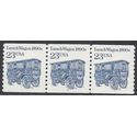 #2464 23c Lunch Wagon 1890s PNC Strip of 3 #3 1991 Mint NH