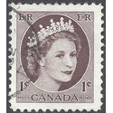 Canada # 337 1954 Used