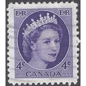 Canada # 340 1954 Used