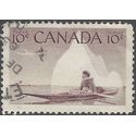 Canada # 351 1955 Used