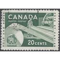 Canada # 362 1956 Used