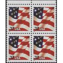 #3629f (37c) U.S. Flag Block/4 2003 Mint NH
