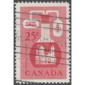 Canada # 363 1956 Used