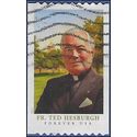 #5242 (49c Forever) Father Theodore Hesburgh Coil Single 2017 Used
