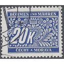 Bohemia and Moravia #J14 1939 Used