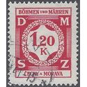 Bohemia and Moravia #O 7 1941 Used