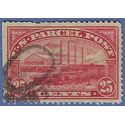 Scott Q 9 25c Parcel Post-Steel Manufacturing 1913 Used Faults