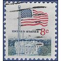 #1338f 8c Flag over White House 1971 Used