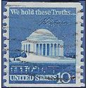 #1520 10c Jefferson Memorial Coil Single 1973 Used