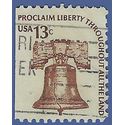 #1595 Americana Issue - Liberty Bell Booklet Single 1975 Used