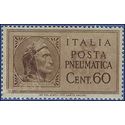 Italy #D17 1945 Used Faults/Skuff
