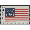 #1348 6c Historic American Flags Bennington 1968 Mint NH