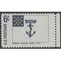 #1349 6c Historic American Flags Rhode Island 1775 1968 Mint NH