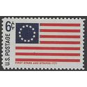 #1350 6c Historic American Flags First Stars and Stripes 1968 Mint NH