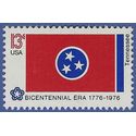 #1648 13c American Bicentennial Tennessee State Flag 1976 Used