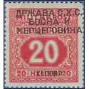 Yugoslavia Bosnia Herzegovina #1L J7 1918 Used Mint H