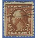 # 427 4c George Washington 1914 Used