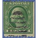# 441 1c George Washington Coil Single 1914 Used